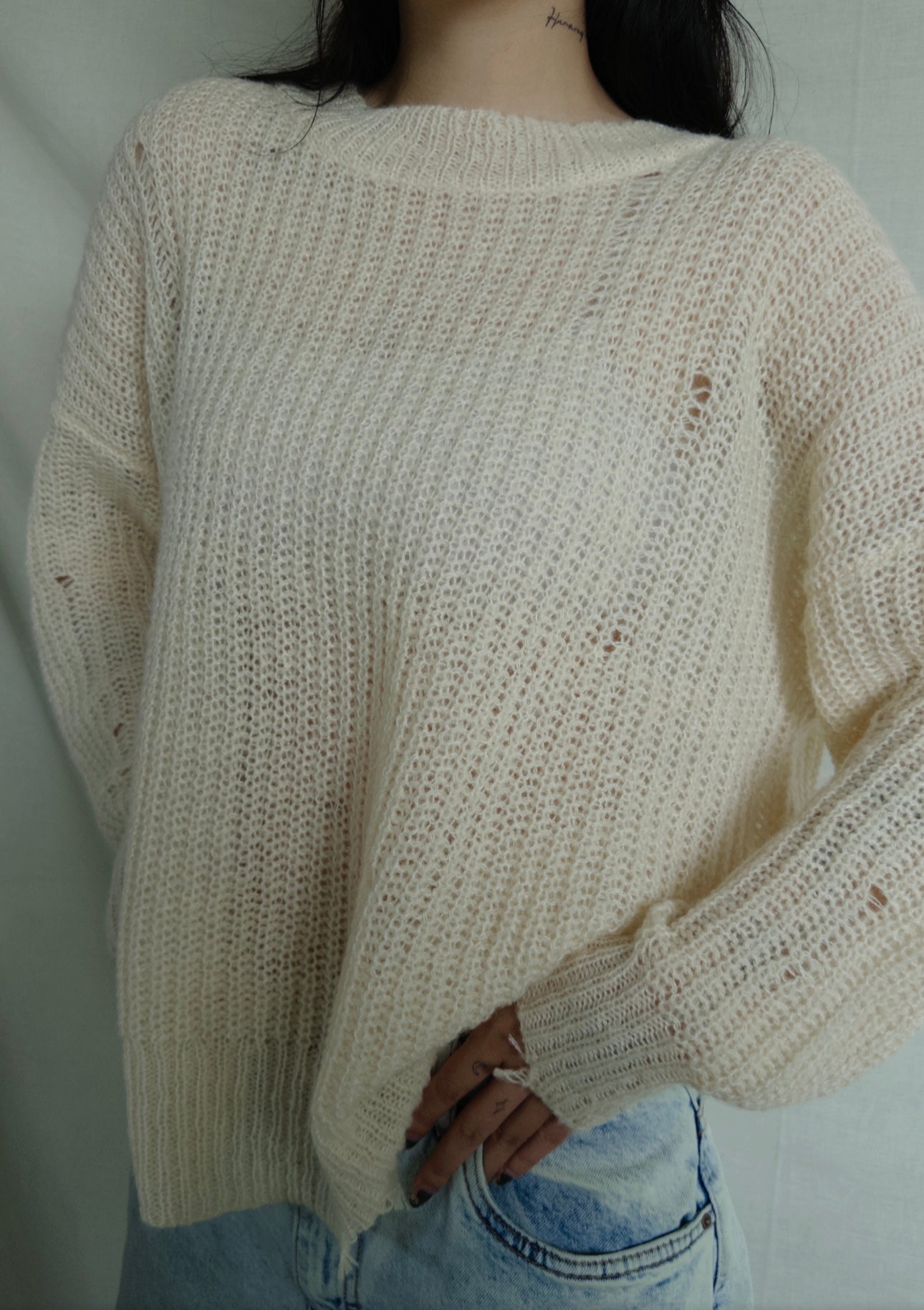 Distressed Knit